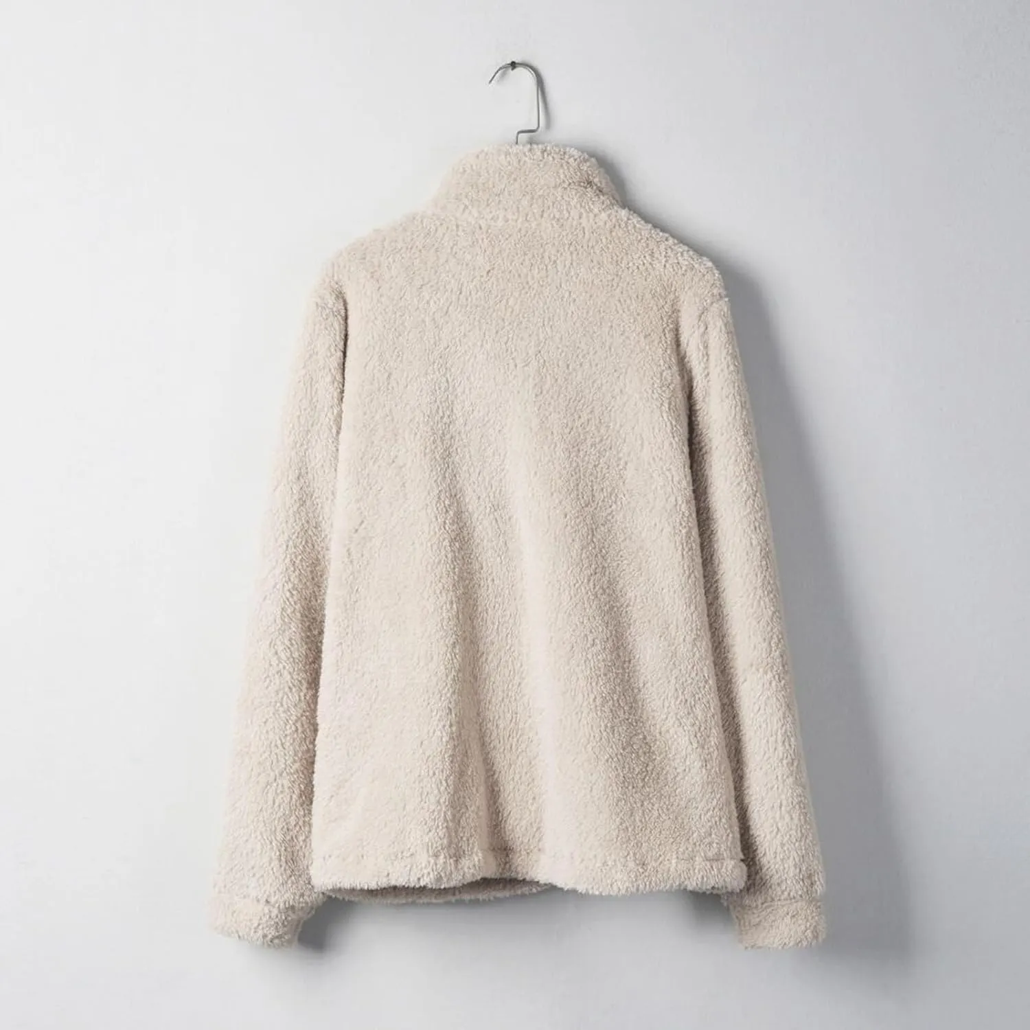 2024 Womens Sherpa Fleece Coats Winter Warm Soft Button Up Woolen Jackets Fuzzy Shacket Plus Size Short Outwear Cardigan