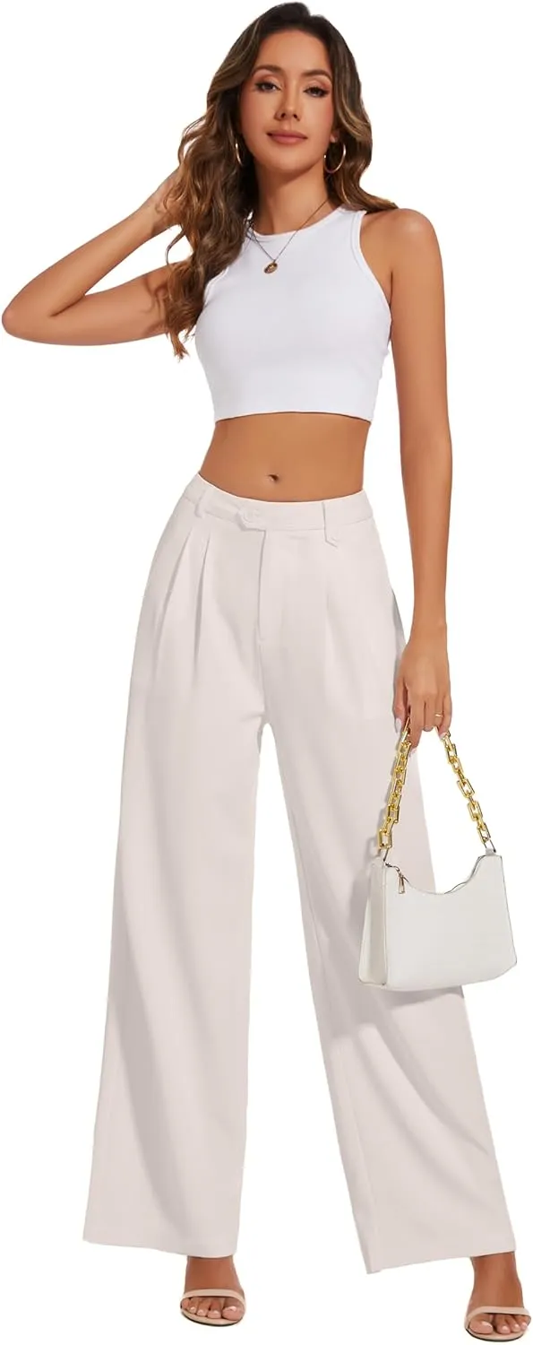 2025 Casaul Pants for Women Business Work Office Dress Pants Trousers with Pockets