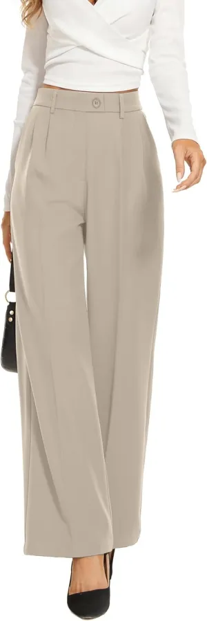 2025 Work Pants for Women Business Casual Office Dress Pants Trousers with Pockets