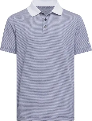 adidas Girls' Ottoman Striped Polo Shirt