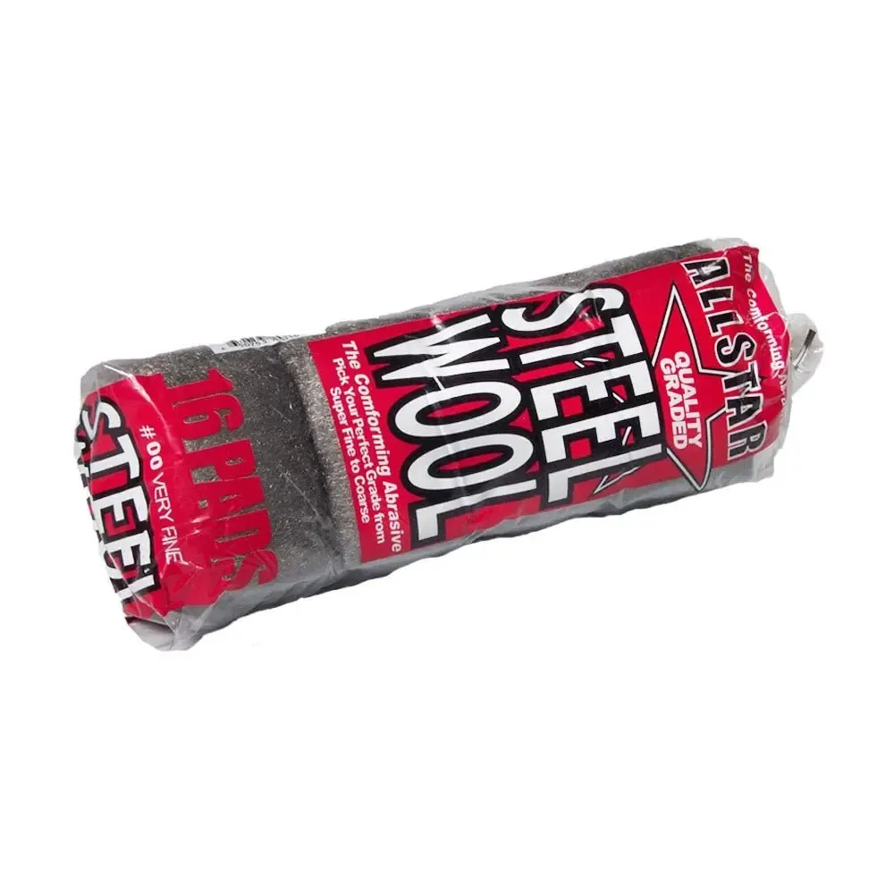 Allstar Steel Wool Pads (16 Pack)