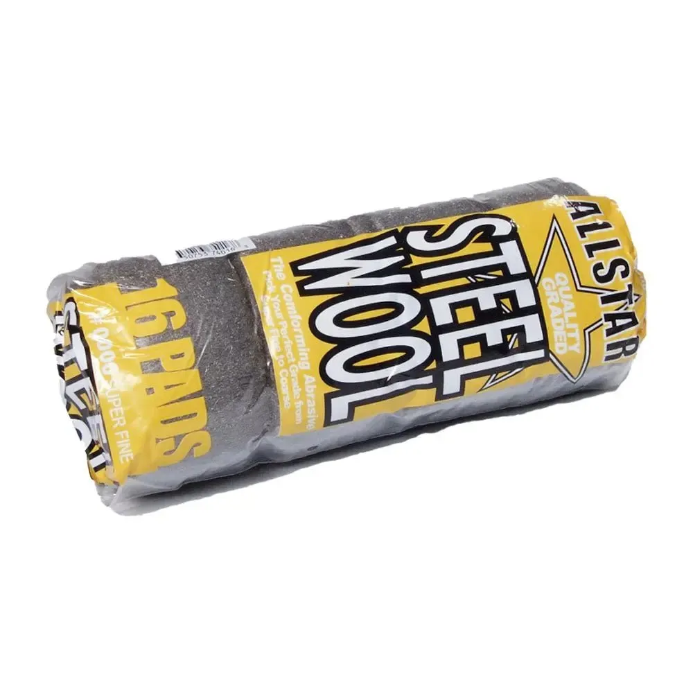 Allstar Steel Wool Pads (16 Pack)