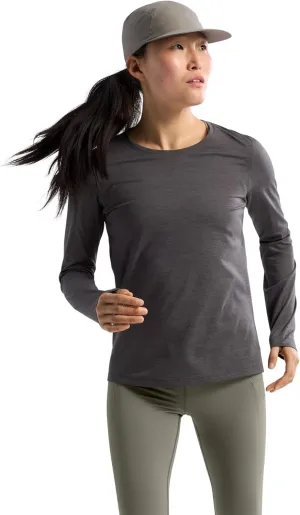 Arc'teryx Taema Crew Neck Long Sleeve Shirts for Women | Quick Dry Long Sleeve Workout Shirts - Hiking Running Fitness Tops