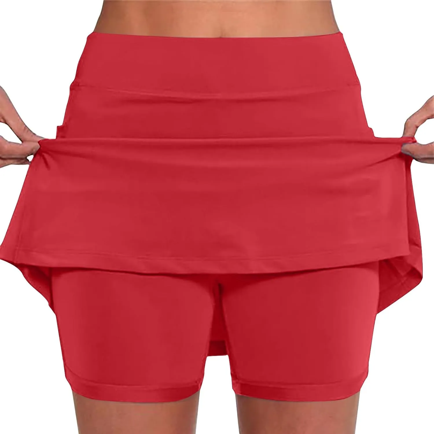 Athletic Skorts for Women Dressy Casual High Waisted Tennis Skirts Skater Cute Workout Yoga Hiking A Line Mini Skirts