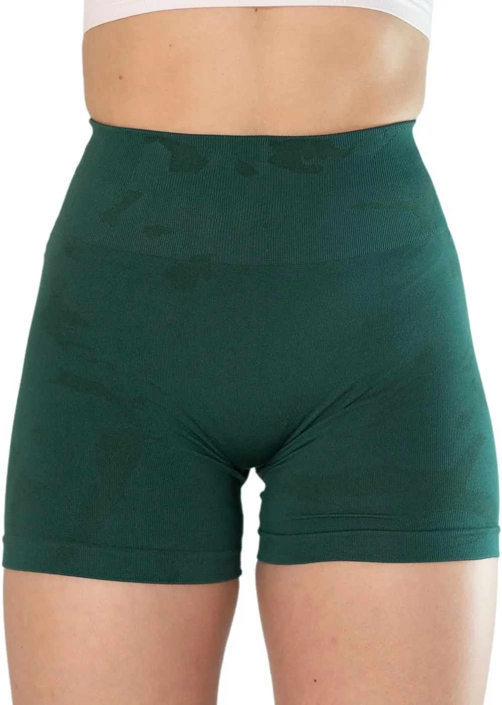 AUROLA CAMO Workout Shorts for Women Seamless Subtle Logo Scrunch Shorts