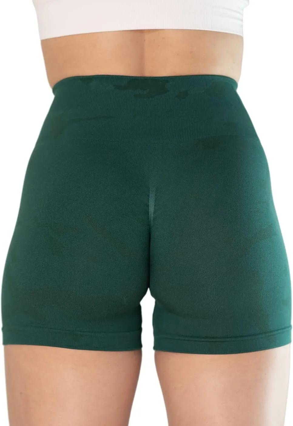 AUROLA CAMO Workout Shorts for Women Seamless Subtle Logo Scrunch Shorts