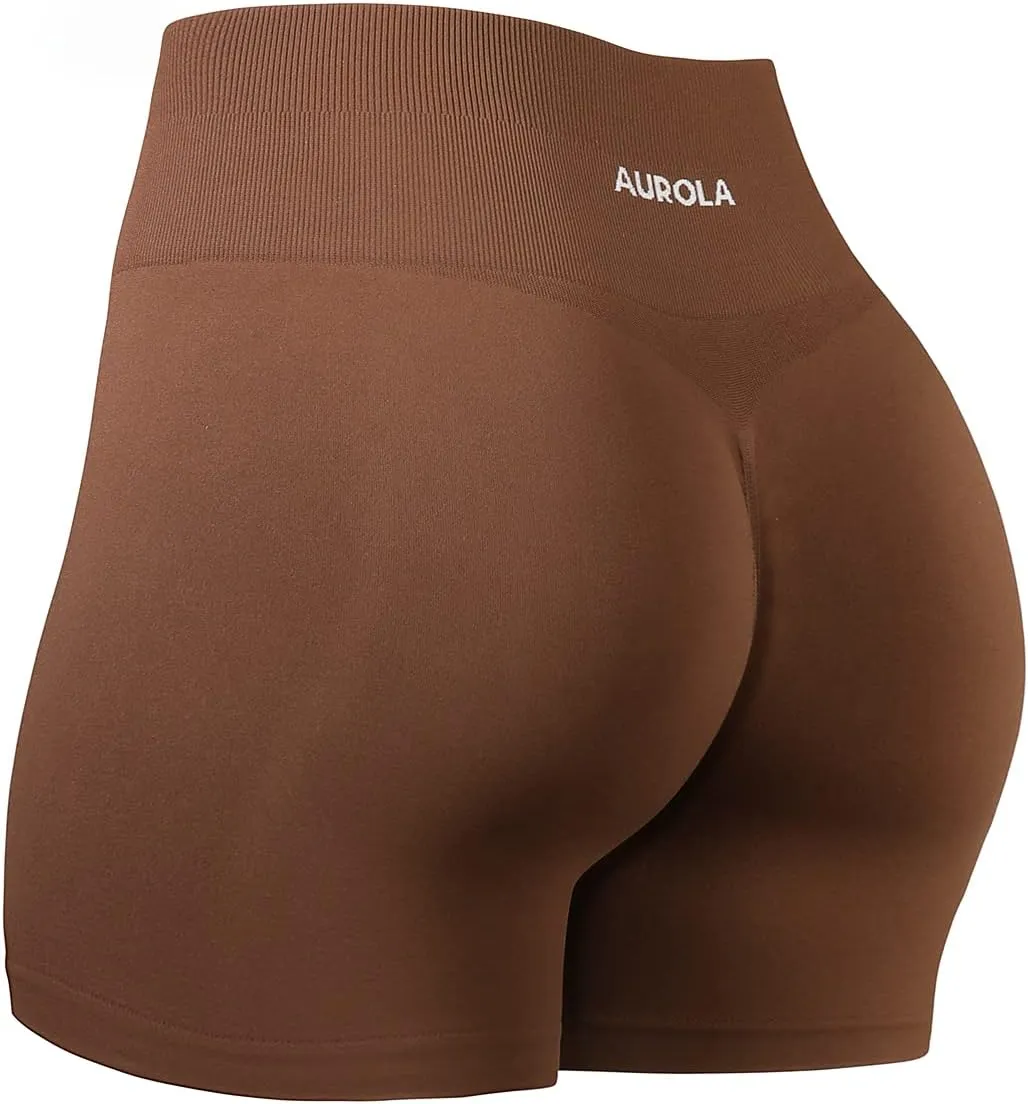 AUROLA Dream Collection Women Workout Shorts High Waist Gym Shorts, Scrunch Butt Seamless Athletic Shorts