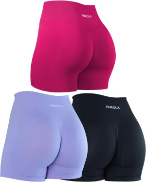 AUROLA Dream Collection Women Workout Shorts High Waist Gym Shorts, Scrunch Butt Seamless Athletic Shorts