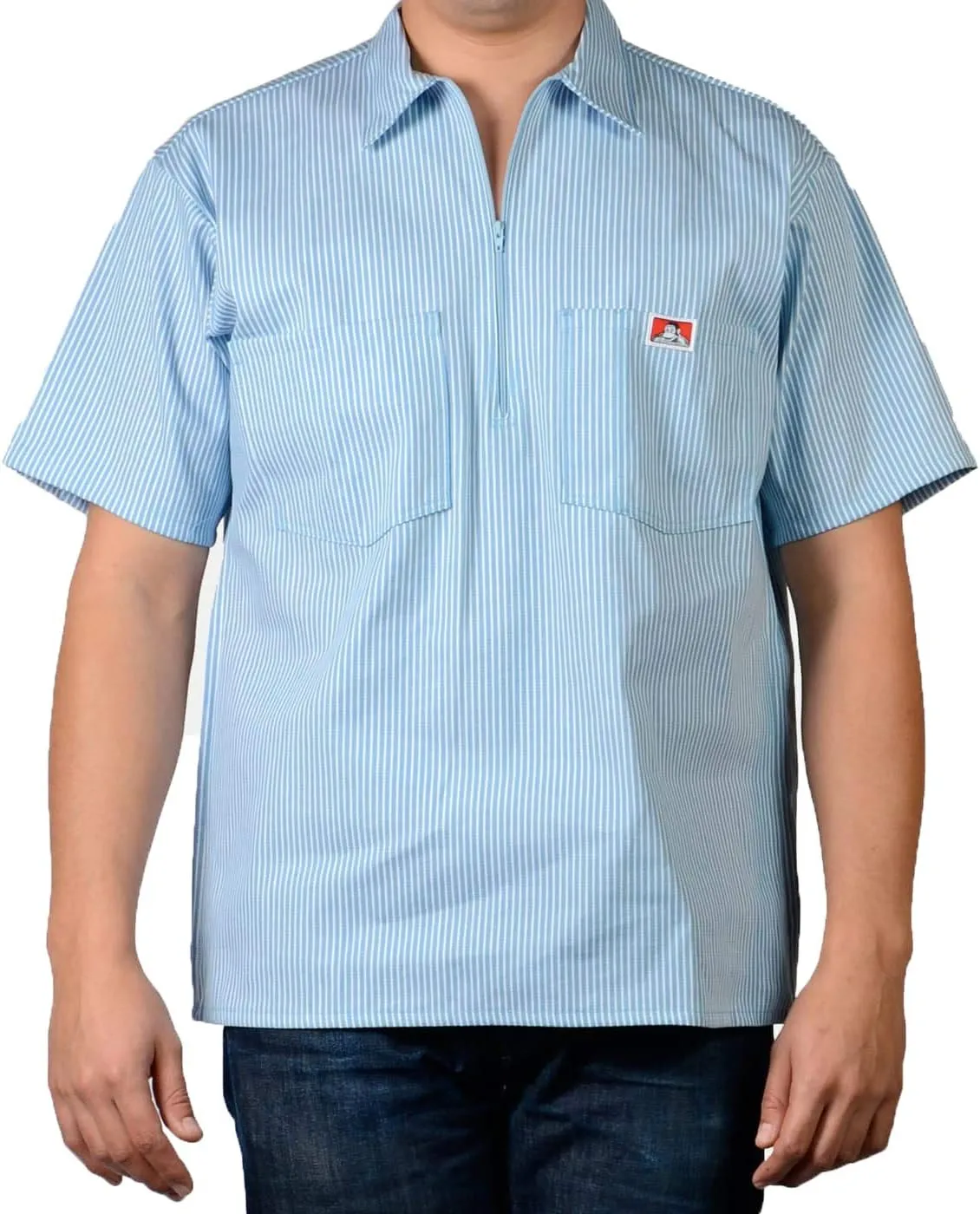 Ben Davis Men's Half Zipper Shirt