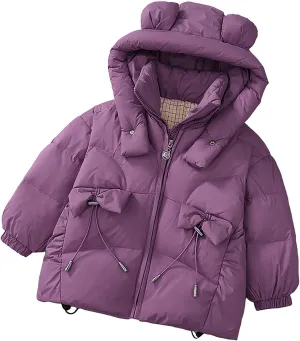 Boys Winter Coat 6 Kids Toddler Baby Girls Boys Winter Warm Thick Solid Cotton Long Sleeve Padded Kids Nylon Jacket