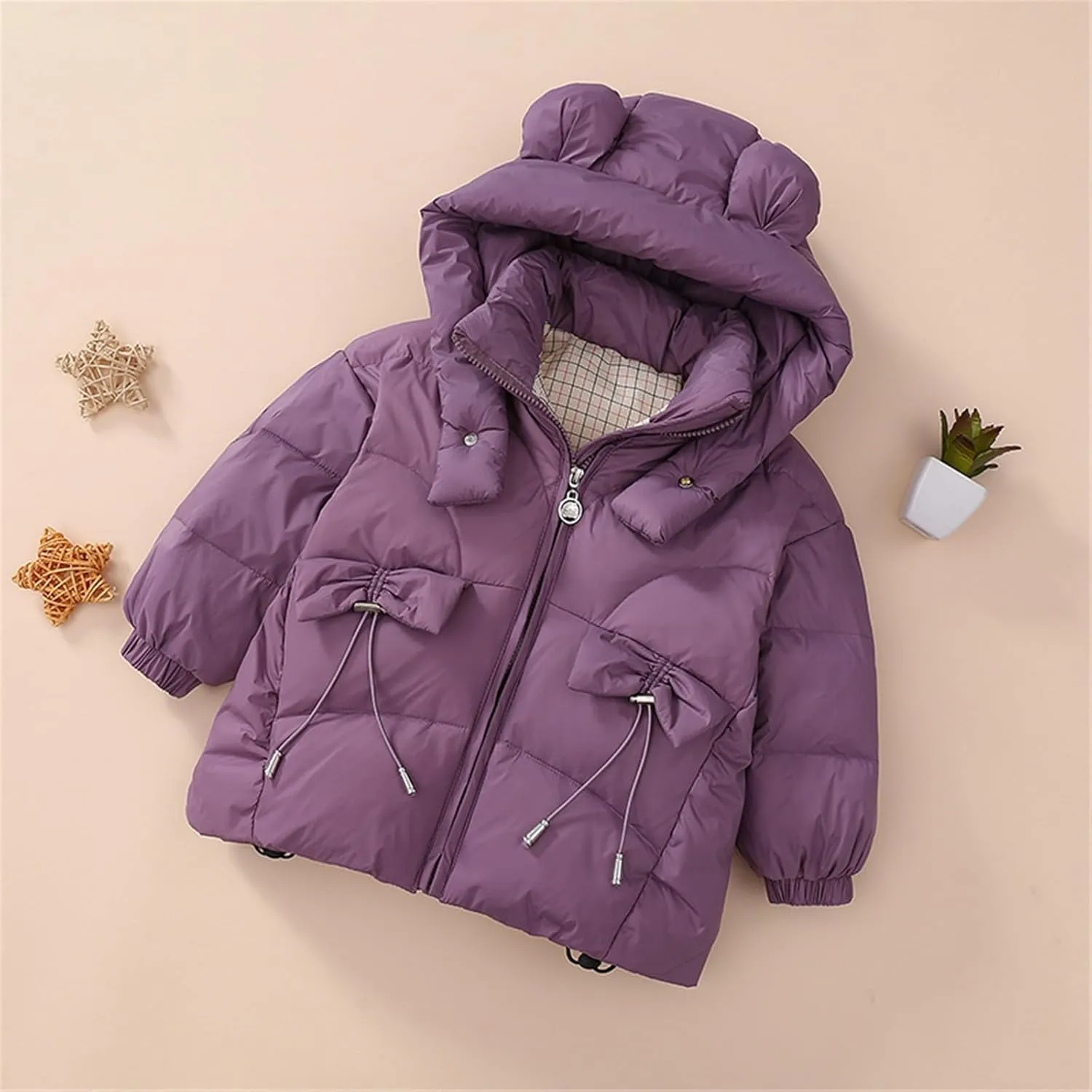 Boys Winter Coat 6 Kids Toddler Baby Girls Boys Winter Warm Thick Solid Cotton Long Sleeve Padded Kids Nylon Jacket