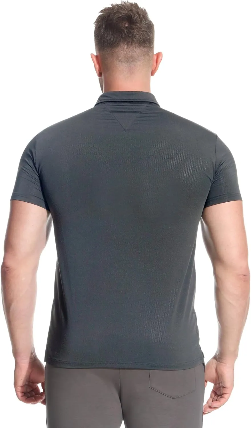 BROKIG Men's BREAME Athletic Polo Shirts,Quick Dry Casual Golf Shirt Short Sleeve Polo T Shirt for Men