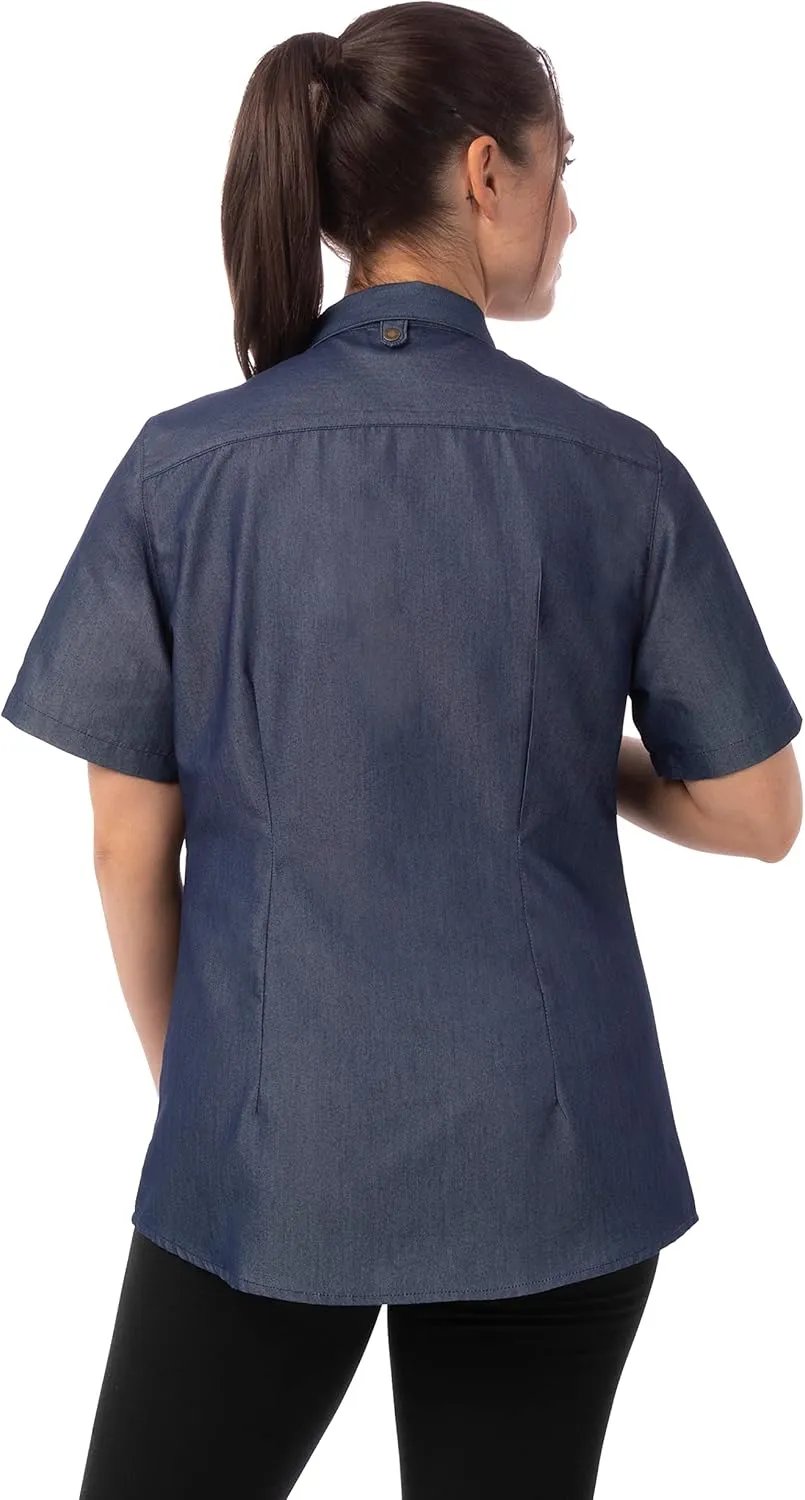 Chef Works Women's Detroit Denim Shirt
