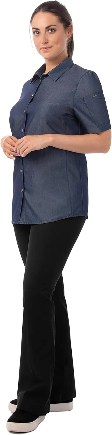 Chef Works Women's Detroit Denim Shirt