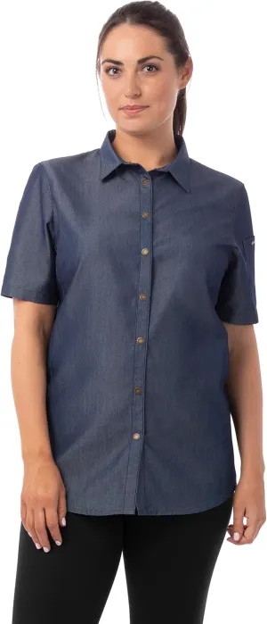 Chef Works Women's Detroit Denim Shirt