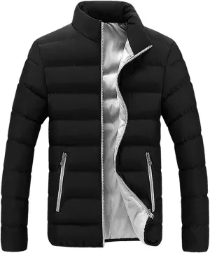 Coats for Men Jacket Winter Coat Bubble Casual Men Fit Thick Men's Coats Jackets Men's Thicken Warm Winter Coat