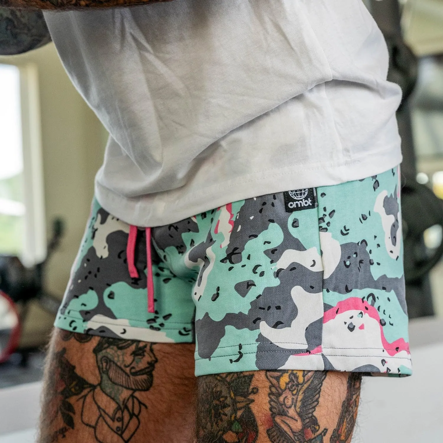 Combat Iron Mens Athletic Shorts 5 Inch Inseam  Athletic Shorts for Men with Pockets  Soft Terry Lounge Gym Shorts