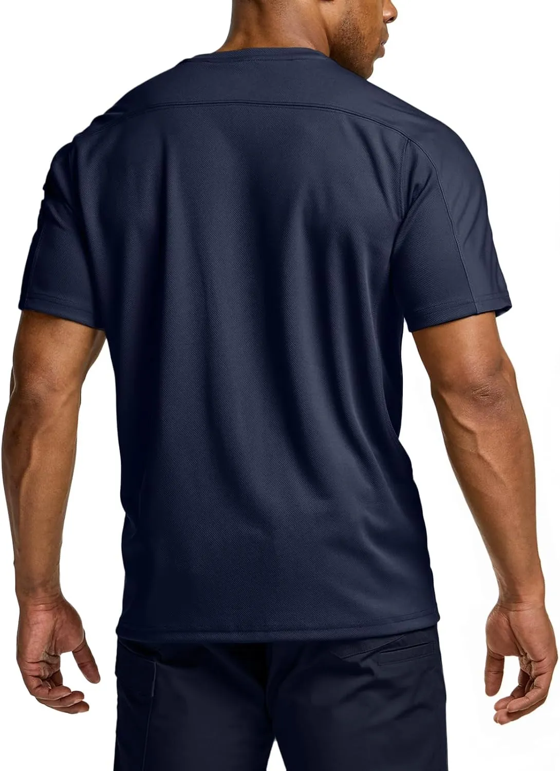CQR Men's Short Sleeve Military Tactical T-Shirt, Athletic Gym Training Army Shirts, Outdoor Hiking Workout Shirt