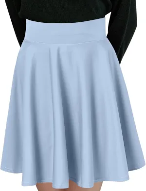 Cute Skirts Womens Fashion Casual Short Style Solid Half Skirt Anti Glare Sun Skirt Pleated Skirt Crib Skirt Dancing