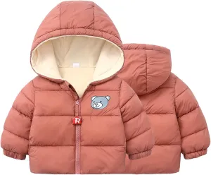 Dress Coat for Girls Kids Toddler Baby Girls Boys Winter Warm Thick Cotton Long Sleeve Hooded Padded Girl Jackets 6t