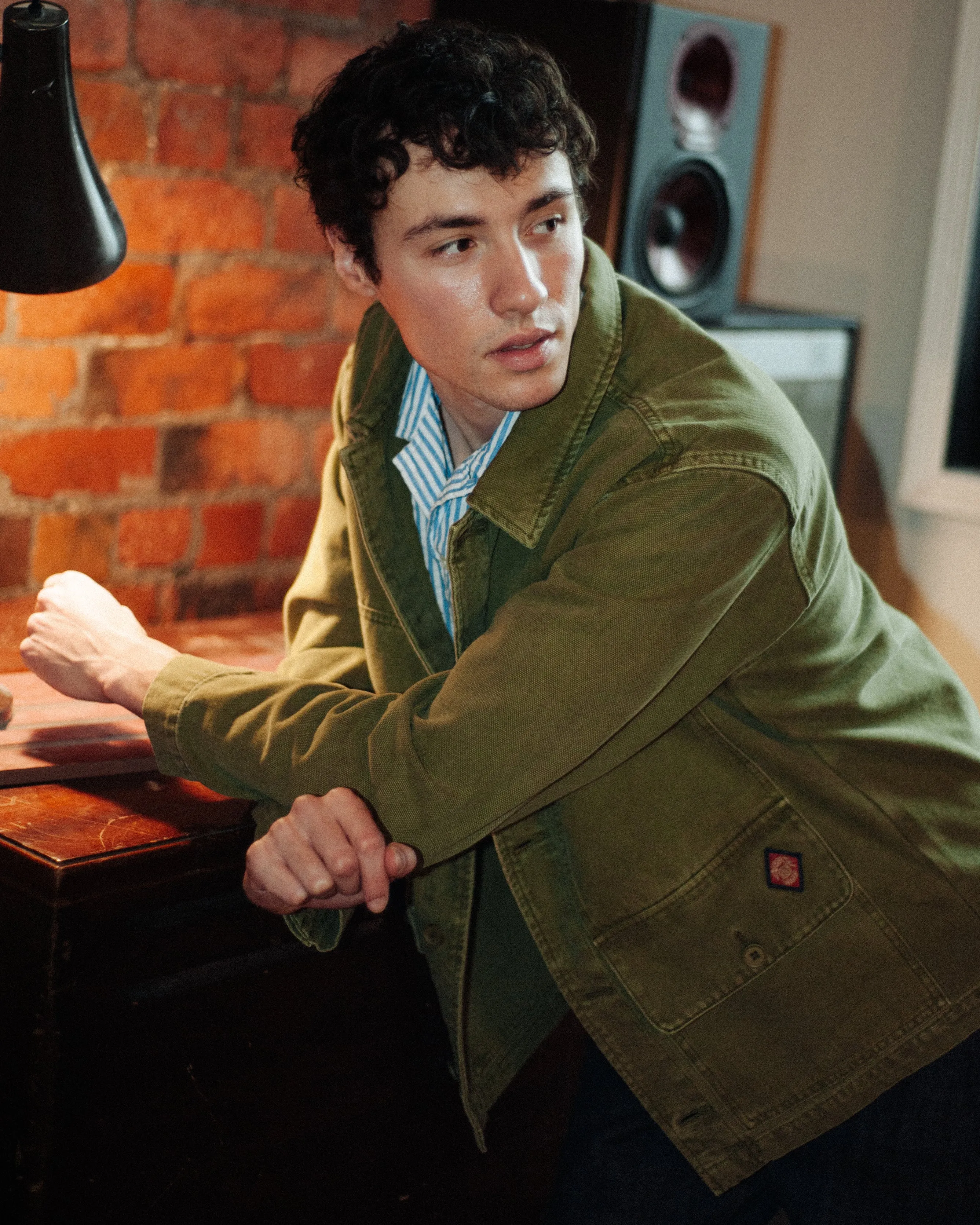 Dubbleware Chore Work Jacket - Military Green
