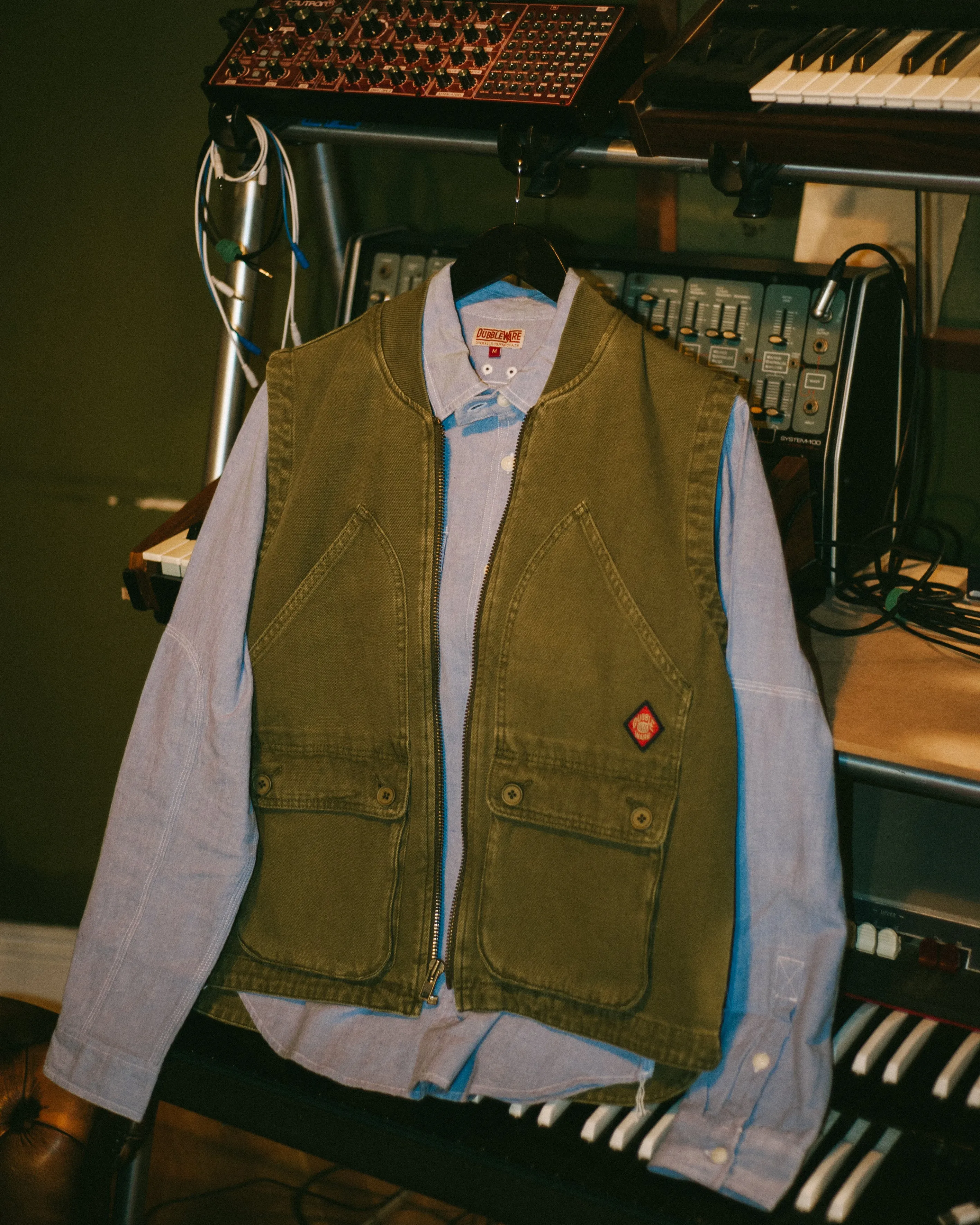 Dubbleware Work Vest - Military Green