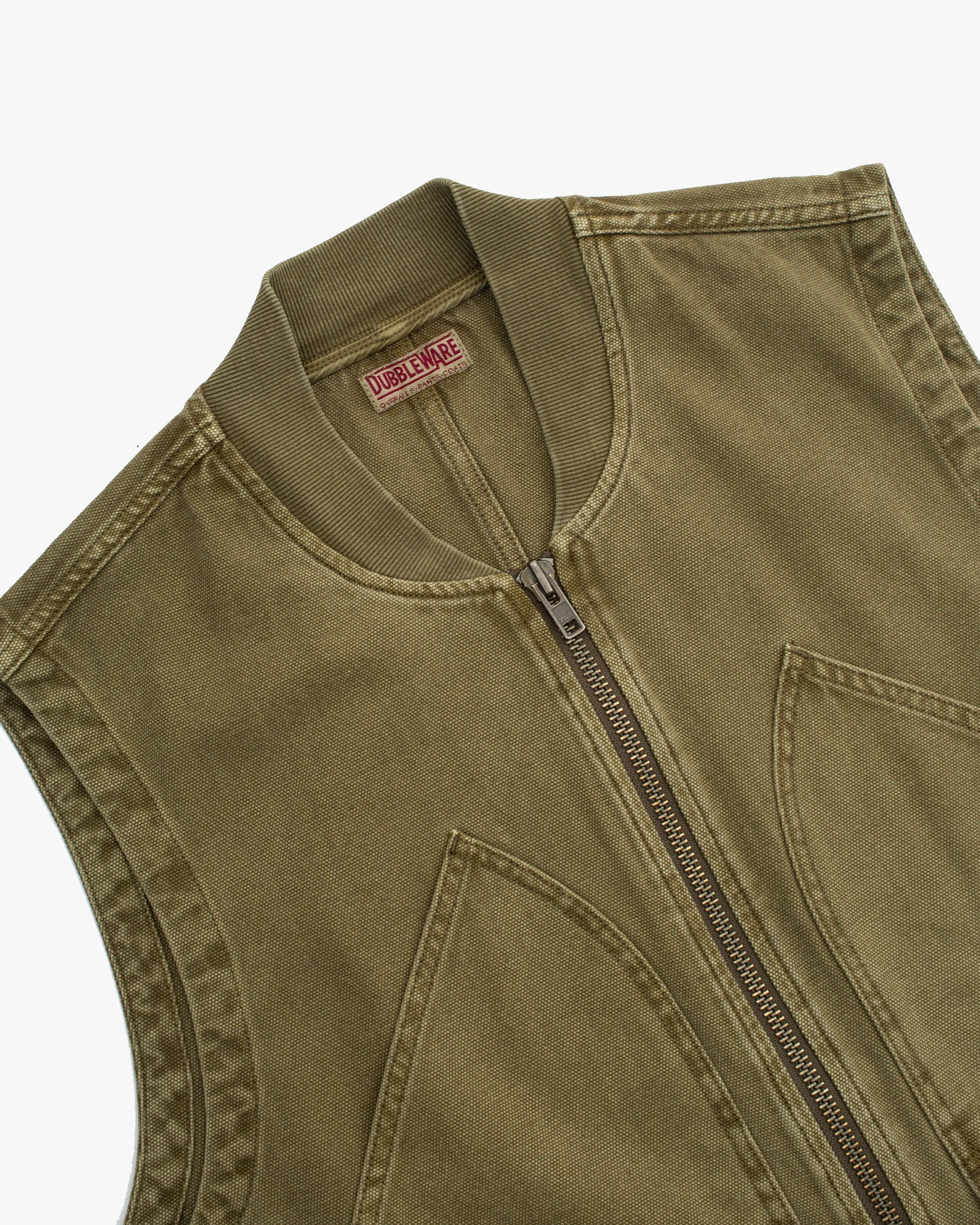 Dubbleware Work Vest - Military Green
