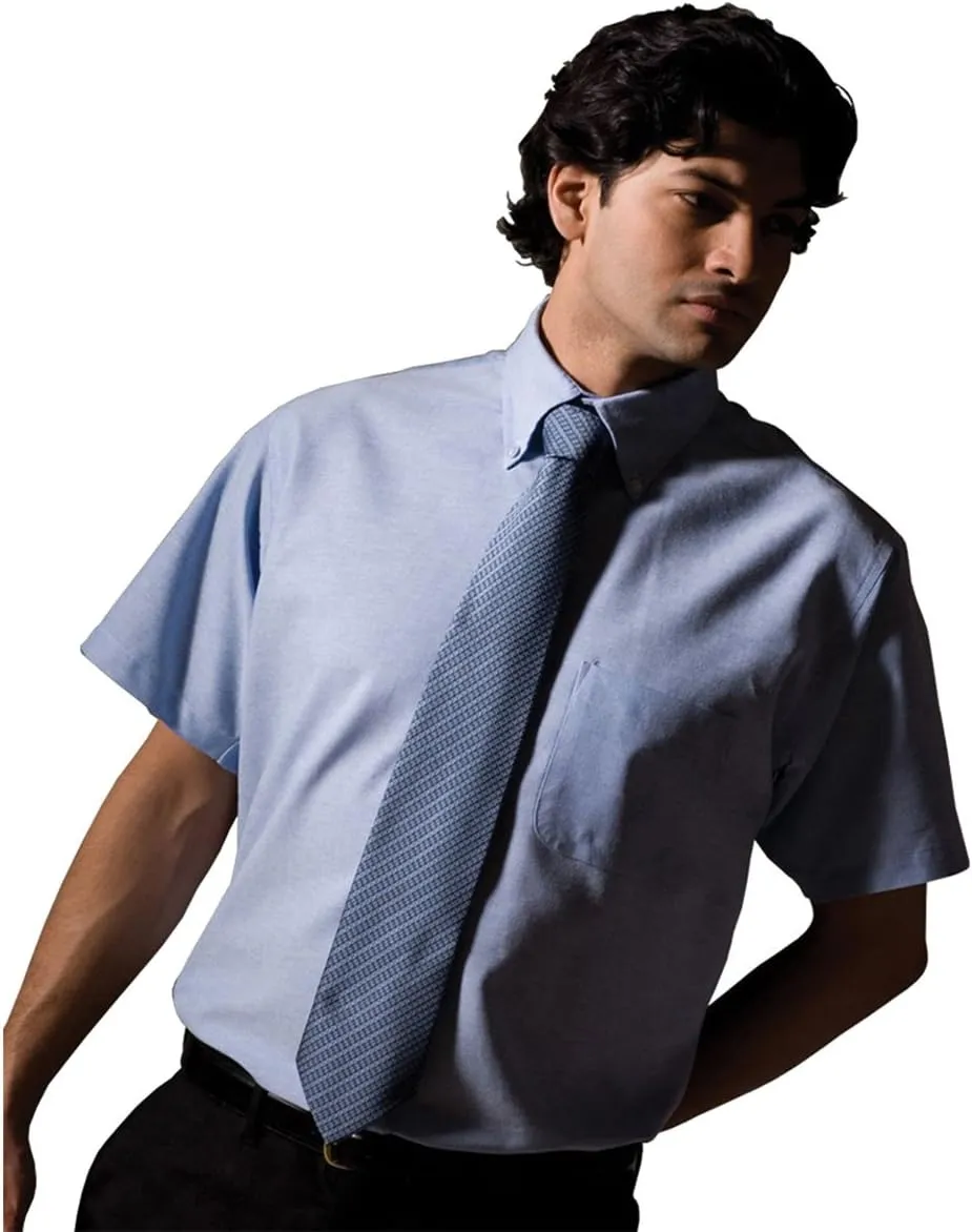 Edwards Garment Men's Big and Tall Short Sleeve Oxford Shirt