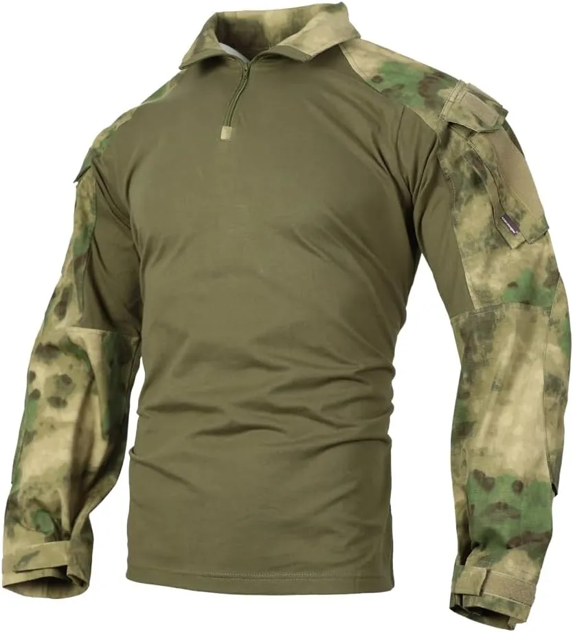 EMERSONGEAR Men's Tactical Shirt,Gen3 Airsoft Combat Army Paintball Quick Dry Long Sleeve BDU T-Shirt Top