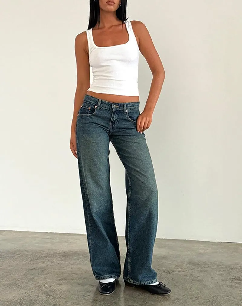 EMMIOL Women's Baggy Boyfriend Jeans Distressed Denim Pants Wide Leg Straight Trousers Streetwear Pants