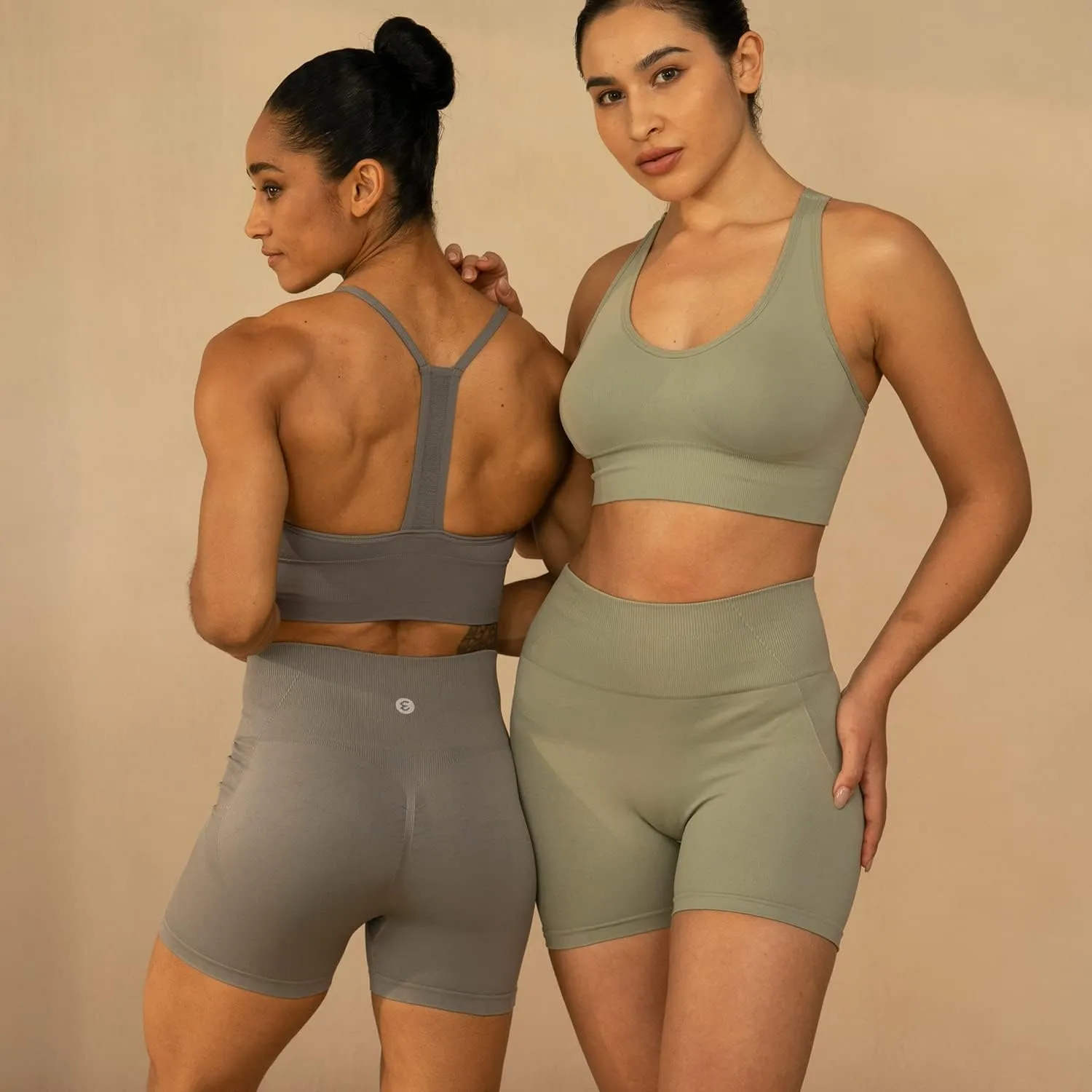 Evercute Women's Butt Lifting Shorts Pack Workout Sets Booty Shorts High Waist Gym Shorts Seamless Exercise Fitness Yoga