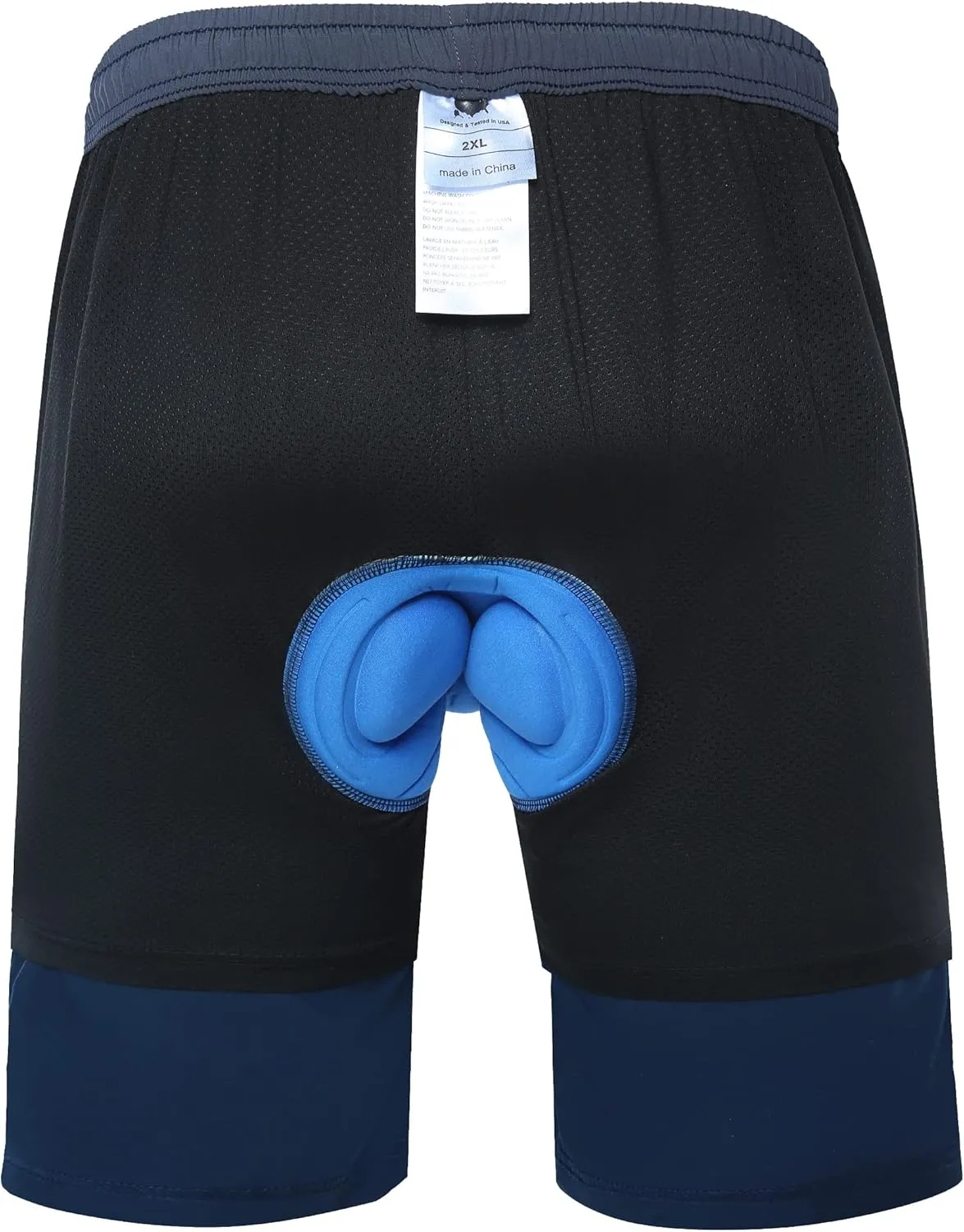 EZRUN Men's 3D Padded Mountain Bike Shorts Lightweight MTB Cycling Shorts