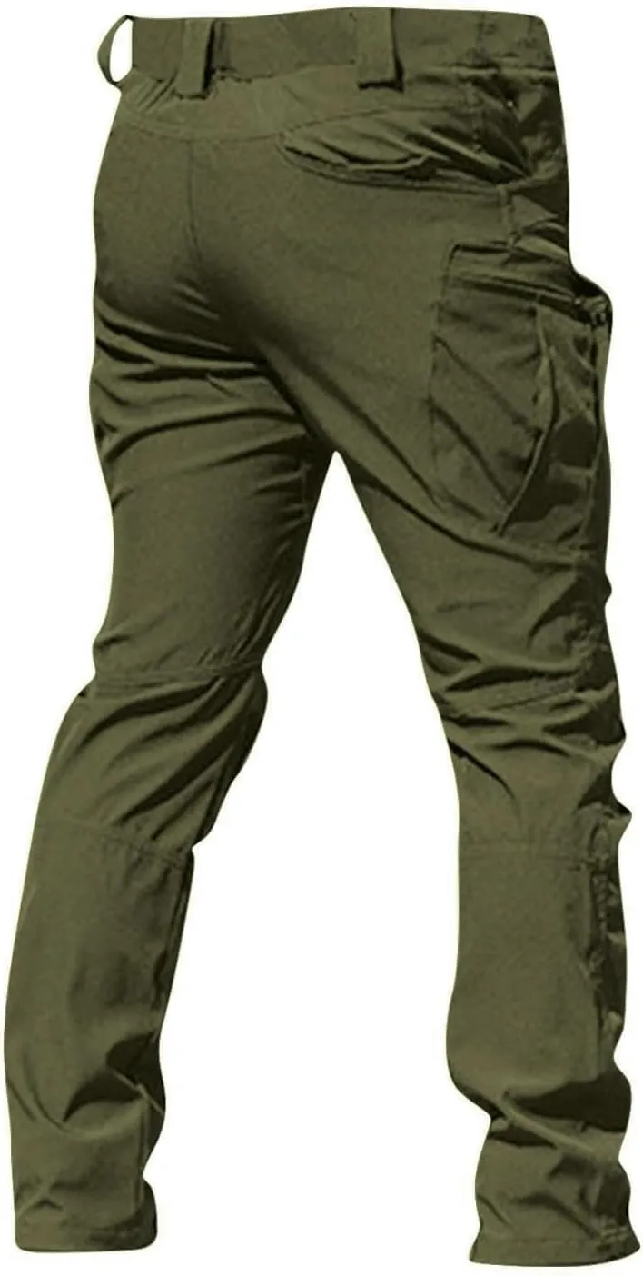 Fit Cargo Pants for Men, Summer Outdoor Lightweight Work Travel Hiking Pants Men