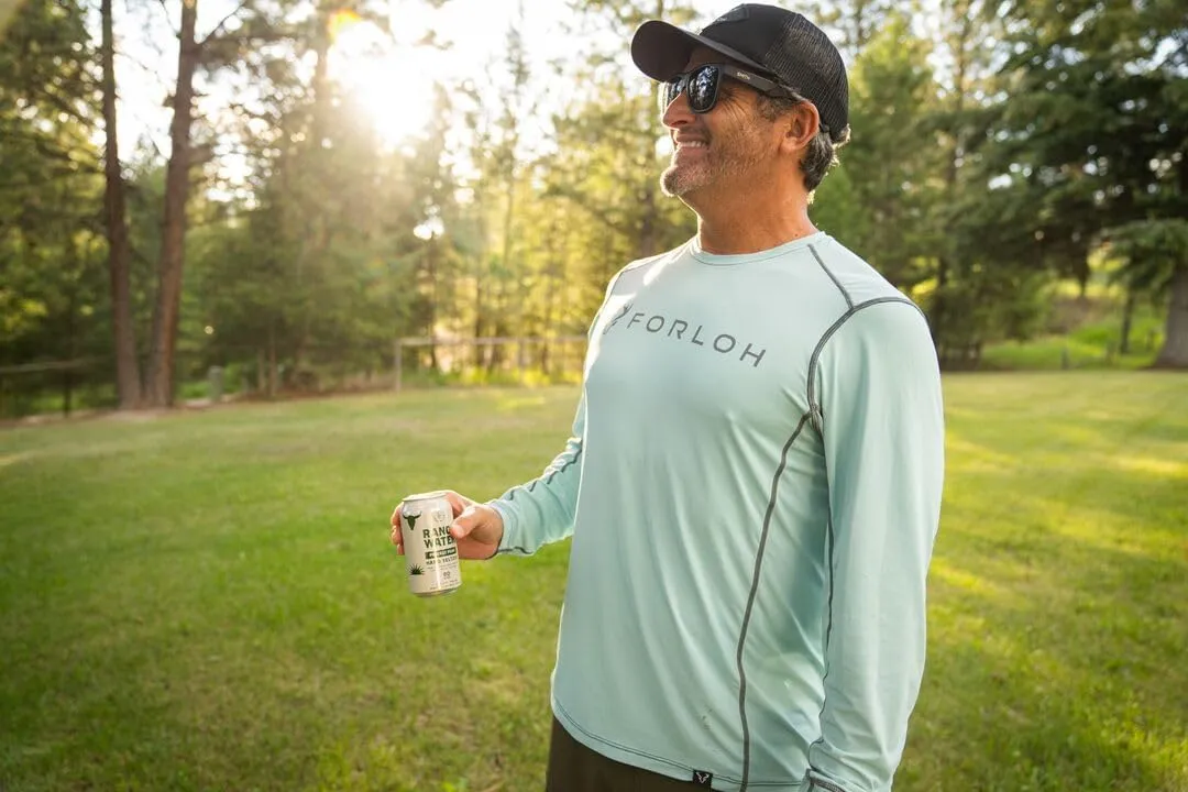 FORLOH Men's SolAir Long Sleeve Shirt - Lightweight Sun Shirt/UPF 50  Sun Protection/Cooling & Quick-Dry Technology