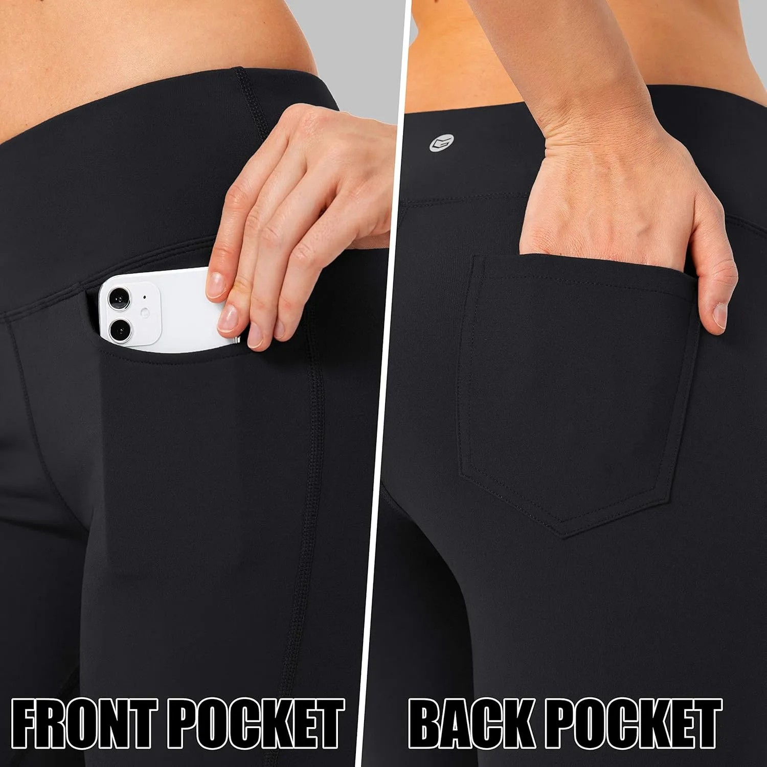 G Gradual Women's Yoga Pants 4 Pockets High Waist Dress Pants Tall Bootcut Work Pants