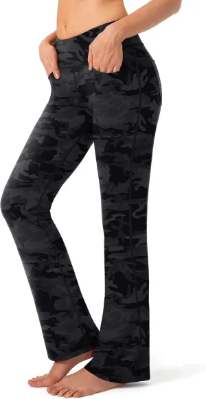 G Gradual Women's Yoga Pants 4 Pockets High Waist Dress Pants Tall Bootcut Work Pants