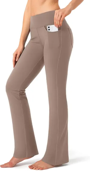 G Gradual Women's Yoga Pants 4 Pockets High Waist Dress Pants Tall Bootcut Work Pants