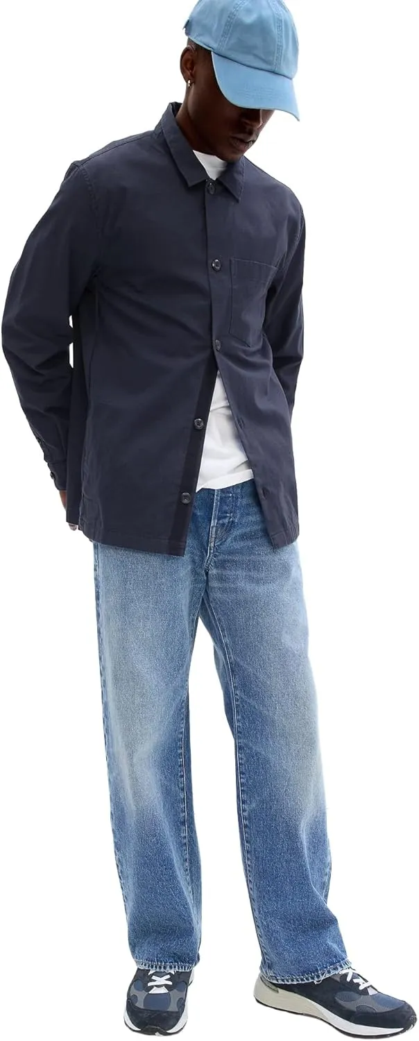 GAP Men's Utility Shirt Jacket Coat