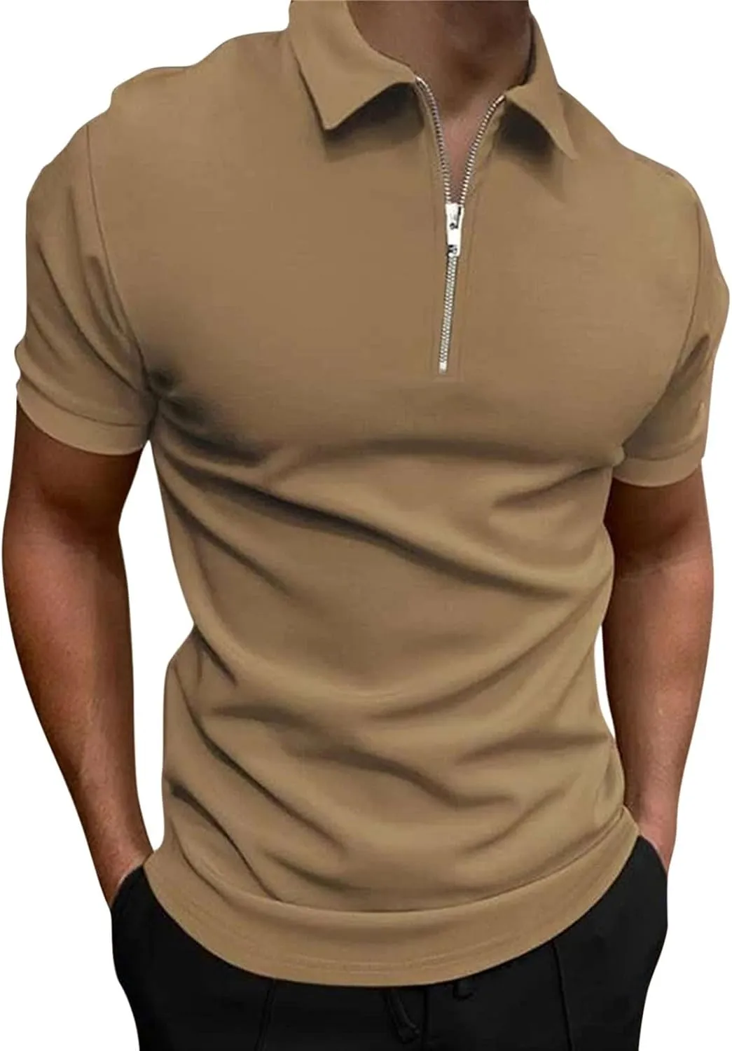 Golf Polos Shirts for Men Quick-Dry Athletic Mens Polo T-Shirts Short Sleeve Summer Casual Moisture Wicking Tops 3PC
