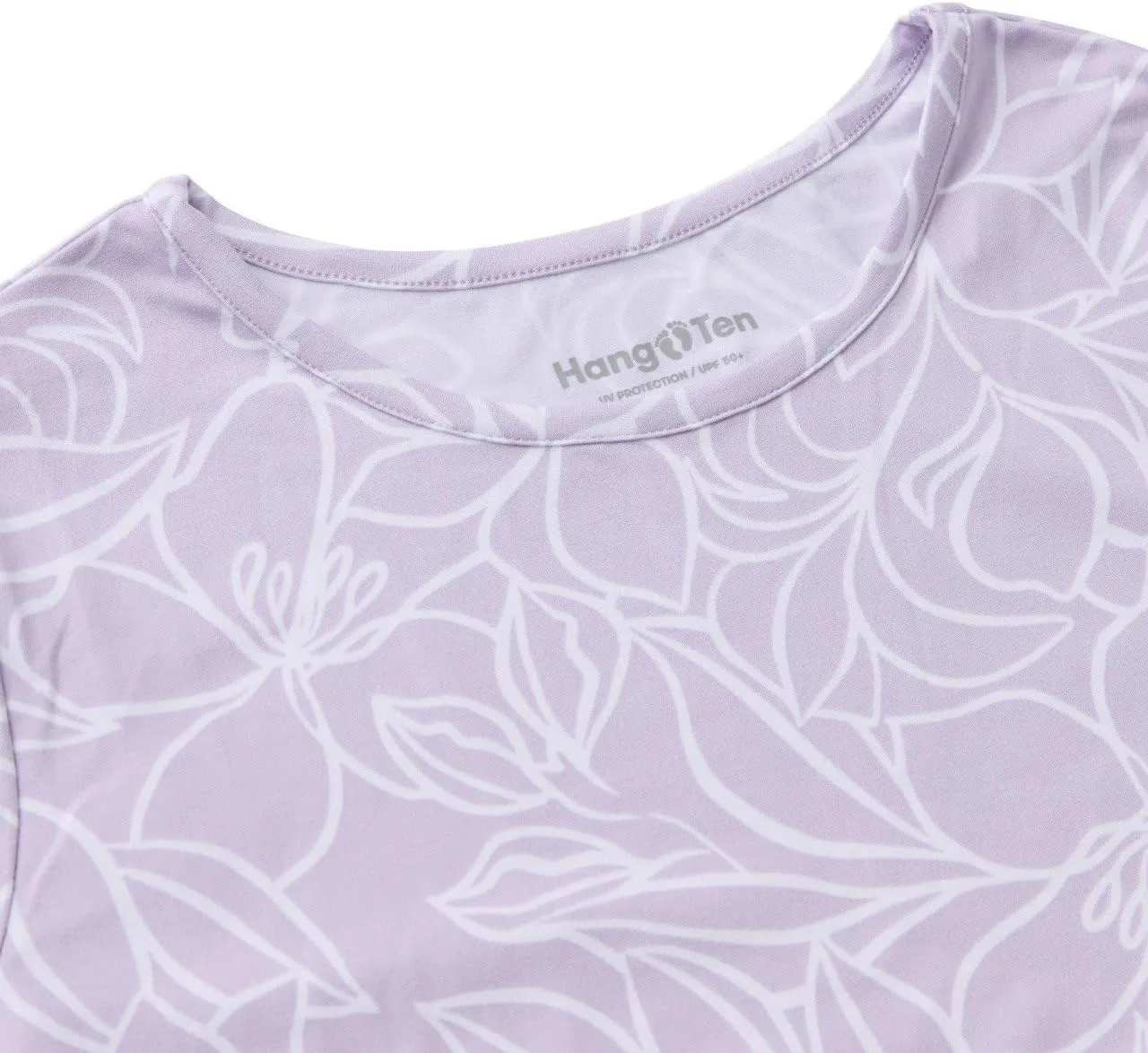 HANG TEN Women's Long Sleeve Shirt - Lightweight Quick Dry Rash Guard - Sun Protection Shirt - Beach - Hiking - Outdoor