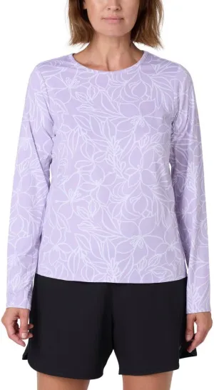 HANG TEN Women's Long Sleeve Shirt - Lightweight Quick Dry Rash Guard - Sun Protection Shirt - Beach - Hiking - Outdoor