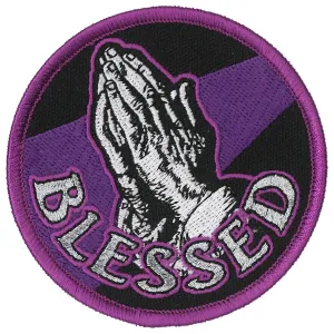 Hot Leathers Patch Blessed