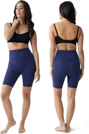 Ingrid & Isabel Basics Postpartum Active Shorts - Tummy Control Shorts for Women