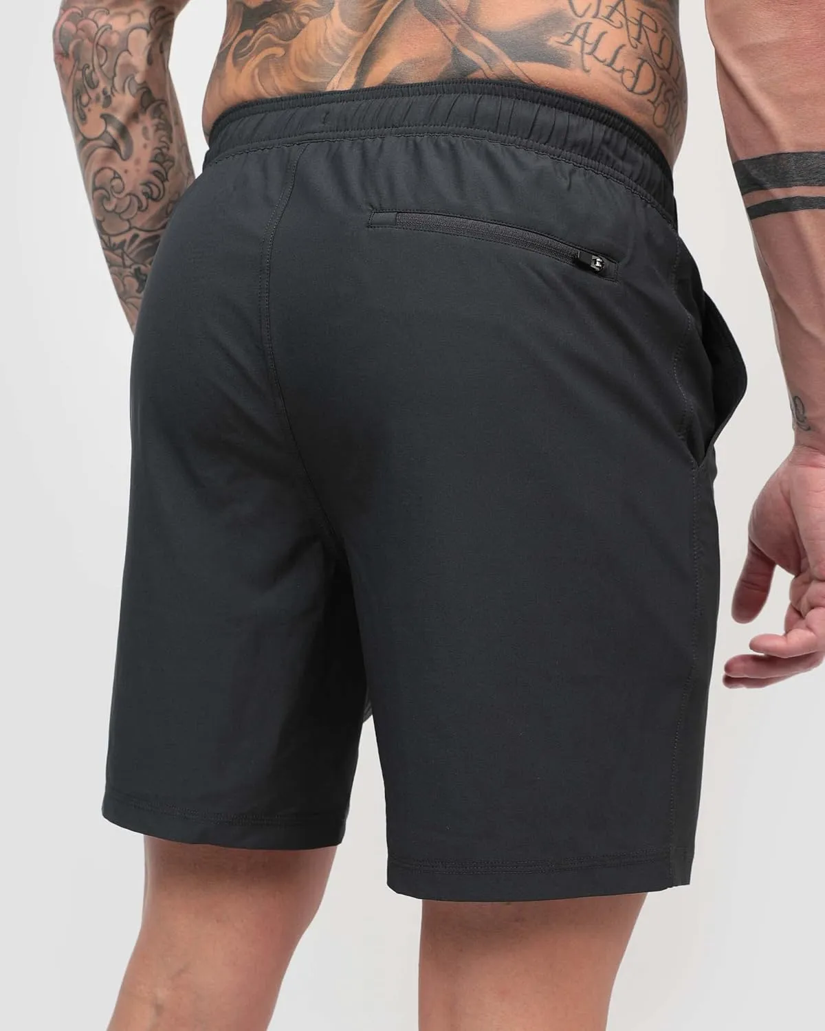 INTO THE AM Premium Workout Shorts 7.5" Inseam - Performance Quick Dry Stretch Gym Shorts S - 4XL Tactical Athletic Shorts