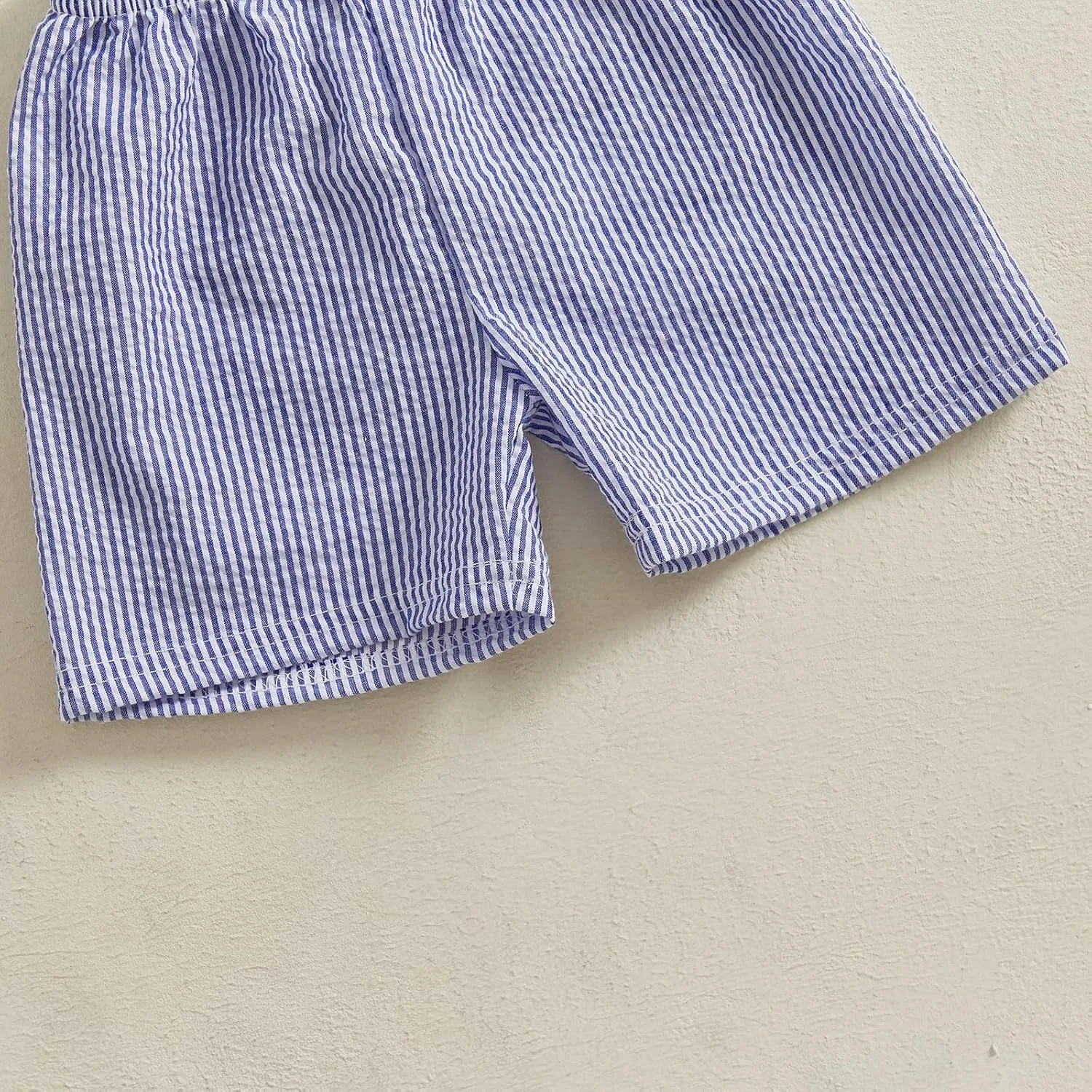 Karuedoo Toddler Baby Boy Girl Shorts Gingham Plaid/Seersucker Shorts Summer Casual Elastic Waist Shorts Pants Bottoms