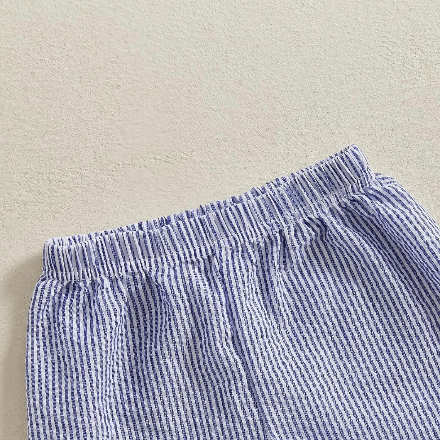 Karuedoo Toddler Baby Boy Girl Shorts Gingham Plaid/Seersucker Shorts Summer Casual Elastic Waist Shorts Pants Bottoms