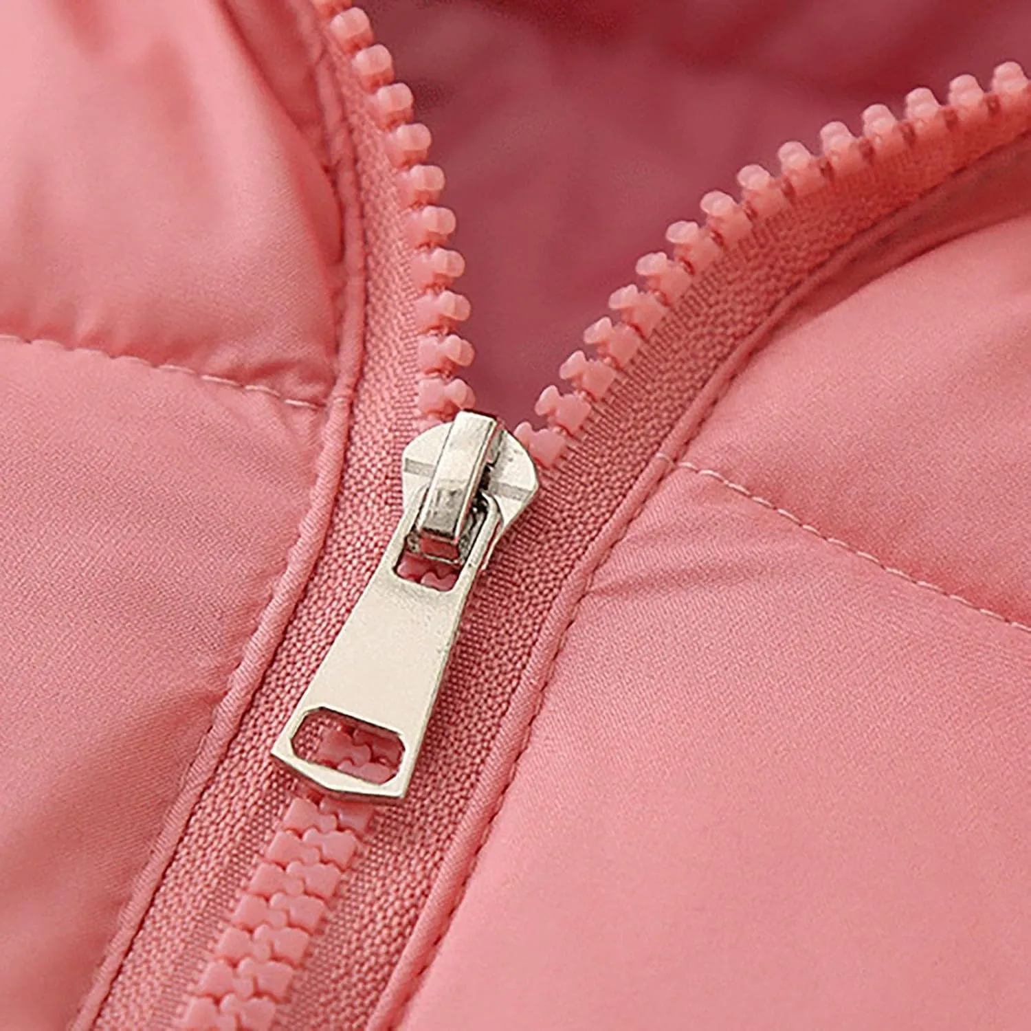 Kids Toddler Baby Girls Winter Warm Thick Solid Cotton Long Sleeve Padded Jacket Coat Winter Coat for Youth Girls