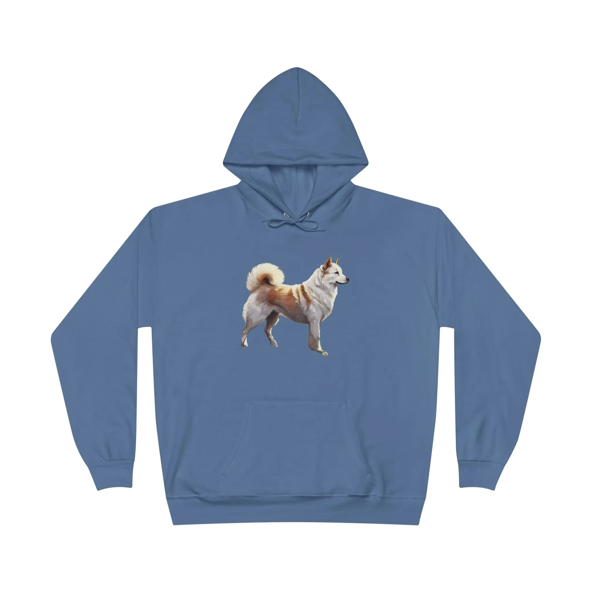 Kishu Ken - Unisex Fleece Lined Pullover Hoodie Sweatshirt