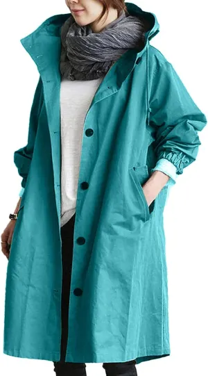 Lapel Slim Overcoat with Belt Outwear Womens Elegant Windbreaker Wild Winter Women'S Coat Lapel Windproof Overcoat