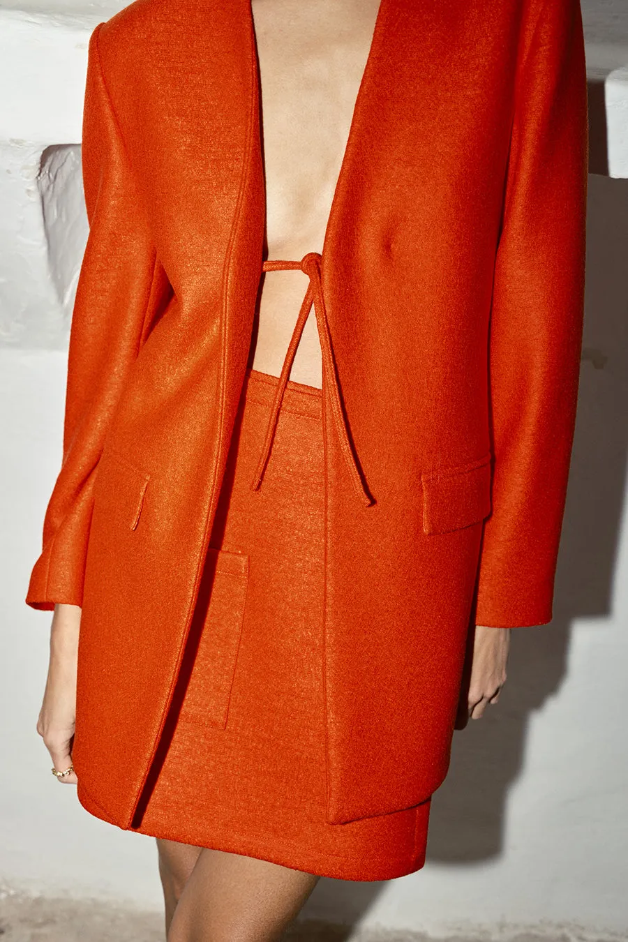 Lava Heavy Boiled Wool Senso Blazer